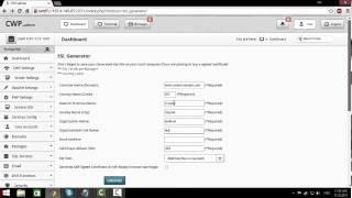 CentOS Web Panel Tutorial - How to generate and install SSL Certificate