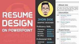 How to Make a CV on PowerPoint