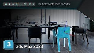 Modeling in the NEW 3DS MAX 2023 with WORKING PIVOTS