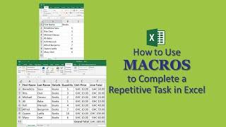 How to Use MACROS to Complete a Repetitive Task in Excel  | TechTricksGh