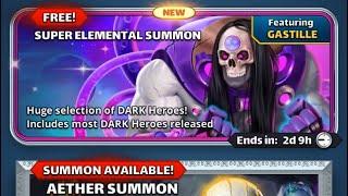 Empires Puzzles : Extravaganza purple elemental summons