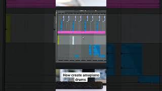 how to create amapiano drums  Ableton live #amapiano #beat #amapianosamplepack #amapianodrums