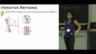 Efficient algorithms for learning and 1-bit compressed sensing under asymmetric noise