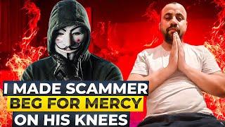 SCAMMER BEGS FOR MERCY ON WEBCAM, AFTER WE HACKED HIM!