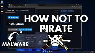 How not to Pirate: Malware in cracks on Github
