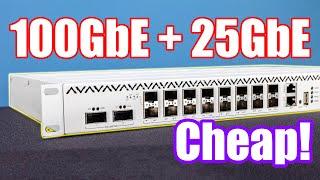 Cheap and Low Power 25GbE and 100GbE Switch from MikroTik the CRS518