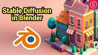 Dream Textures Project for Blender - Stable Diffusion Plug-in for 3D Modeling Textures