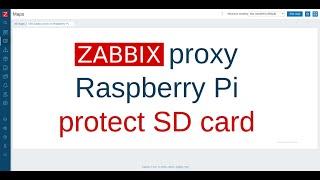 Zabbix proxy on Raspberry Pi, never corrupt SD card