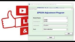 Epson L4150 L4160 resetter software  free 100% download