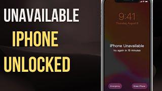 Unavailable iPhone unlocked  problem | fix security lockout #MrShari #Unavailable