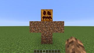 how to craft dirt golem in minecraft