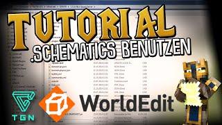 Schematic benutzen - WorldEdit Tutorial Minecraft