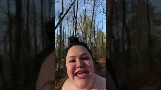 Funny Naked Woman In The Woods