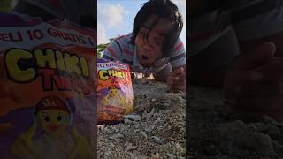 Wow! Found corn chips snacks on the beach #shorts #shortvideo #viralvideo