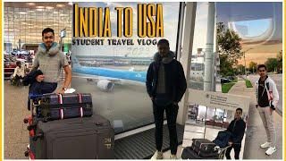 India to USA Student Travel Vlog