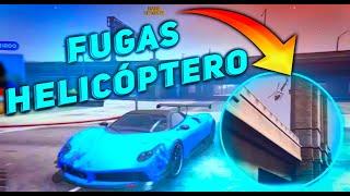 FIVEM GTA 5 RP - FUGAS HELICOPTERO - TUTORIAL FUGA BÁSICO AO PROFISSIONAL (AULA 4)