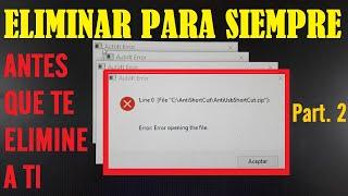 Eliminar Virus AntiUsbShortCut, Streamer, Autolt DEFINITIVAMENTE de la PC 100% Efectivo | Parte 2