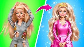 *Emotional* Asmr Doll Makeover! From Nerd to Barbie Princess