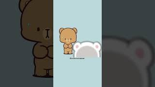 Worry  #shorts #milkmocha #milkandmocha #milkmochabear #bears #animation #cuteanimation