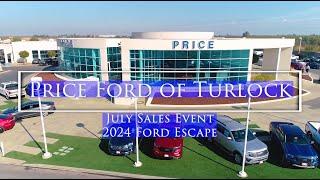 Price Ford of Turlock offering 2024 Ford Escape Previous Service Loaners for $23,840 plus 1.9%/60