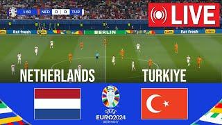  LIVE : Netherlands vs Turkiye | UEFA EURO 2024 | Quarterfinals - Full Match Streaming