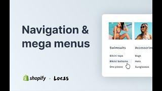 Mega menu | How to create a mega menu with images for my Shopify store?