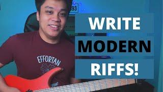 QUICK & BASIC TIPS | How to Write Modern/Prog/Djent Metal Guitar Riffs!