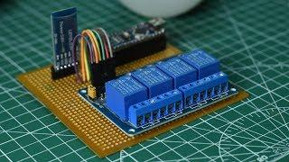 Home automation system using HC-05 Bluetooth module with Arduino Nano| Arduino project