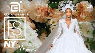 Esé Azénabor Bridal Fall 2024 NEW YORK BRIDAL FASHION WEEK  4K In Blossom Collection Bridal Couture