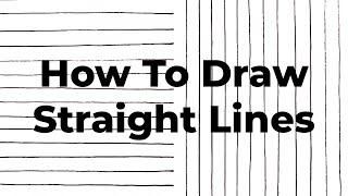 How To Draw Straight Lines Freehand? Architecture Drawings Tutorial