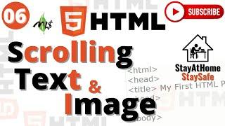 06#HTML5#marquee#direction#scrollamount