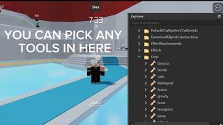 (FE) ROBLOX HOW TO GET TOOLS IN ANY GAME USING DEX SCRIPT