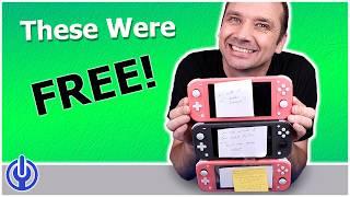 A Viewer Donated 3 BROKEN Switch Lites - But Can I Fix Them?!