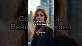 Countries as Beautiful Women | Ai Generated