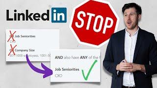 THREE Mistakes That Will KILL Your LinkedIn Ads 