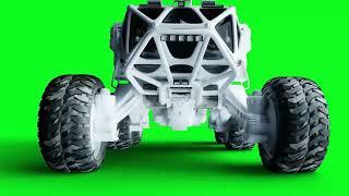 Rover on green screen