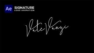 Signature Logo Animation | After Effect