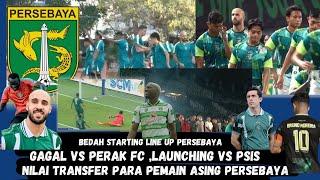 FANTASTIS  NILAI PEMAIN ASING PERSEBAYA,BEDAH LINE UP PERSEBAYA ,UJICOBA DAN LAUNCHING VS PSIS