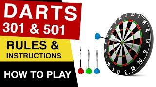 How to play Darts Game : Rules of Darts Board Game : Darts