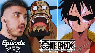 LUFFY HAS GEAR 3?? DOWN GOES BLUENO!!! ONE PIECE EPISODE 273 REACTION!!!