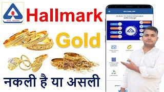 hallmark gold cheek kaise karen असली है या नकली | how to check gold | how to check gold hallmark