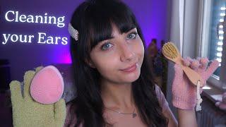 Pulizia delle Orecchie ASMR tingle immunity test deep ear cleaning [3DIO]