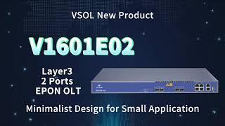 VSOL 2 Ports EPON OLT V1601E02-DP