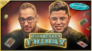 HIGH STAKES $50/100 w/ Mariano, Brown Balla, Efan, Adam OG & May G - Commentary by Charlie Wilmoth