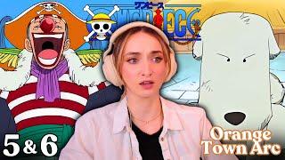 BUGGY WHO?! FINALLY Watching ONE PIECE | Episode 5-6 Reaction & Discussion