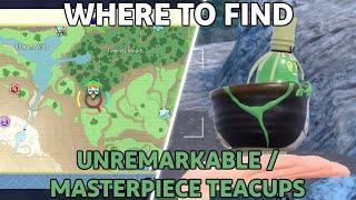 Where to FIND Unremarkable/Masterpiece Teacups in Pokemon Scarlet & Violet: The Teal Mask