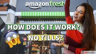 GOING INTO AMAZON FRESH STORE UK FOR THE FIRST TIME + REVIEW #AMAZONFRESH