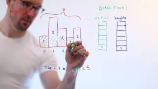 Coding Interview Problem: Largest Rectangle in a Histogram