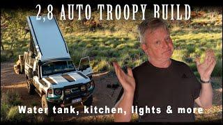 Troopy 2.8 Water Tank, Kitchen, Lights & More. Final Stages of the Build @4xoverland