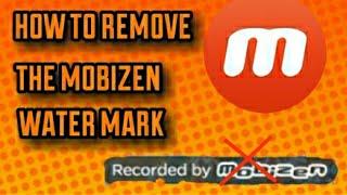 How To Remove Mobizen Watermark| For Any Screen Record Video|#mobizen#removewatermark #screenrecord